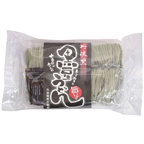 黒豆うどん (袋入・トレー) (120g×3)