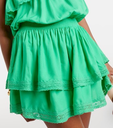 Melissa Odabash Debbie one-shoulder ruffled minidress