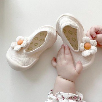 【安琪兒婦嬰百貨】韓國 Ggomoosin 學步襪鞋-短版小蒼蘭-12.5CM