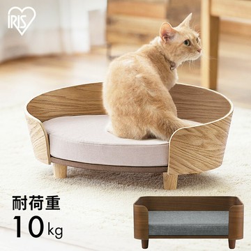 日本代購 IRIS OHYAMA 木頭 寵物窩 PLYWOOD 寵物床 貓咪 小型犬 貓窩 狗窩 床墊 耐重10kg