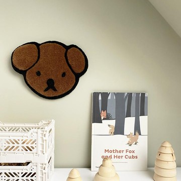荷蘭 Maison Deux 狗狗立體地毯 Snuffy Wall Rug 30公分