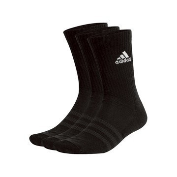S.G Gadidas Cushioned Crew Socks IC1310 黑 男女款 長襪 中筒 基本款 三雙入