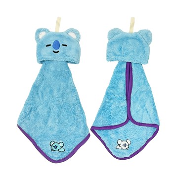 日本丸真 宇宙明星BT21收納式擦手巾 KOYA_廠商直送