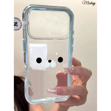 🔥臺灣出貨🔥【新款熱售】可愛海豹表情插畫適用iPhone17promax蘋果16/15/14plus手機殼男女
