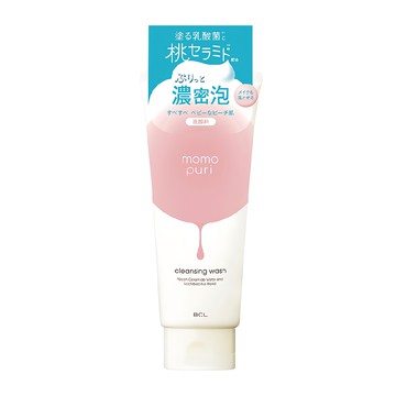 BCL 彈潤蜜桃保濕潔顏乳N，含乳酸菌、神經醯胺，打造水潤彈力蜜桃美肌  150g  1條