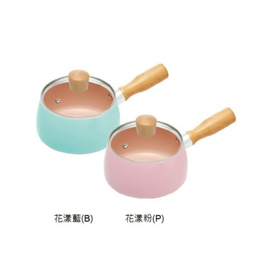 🈲請勿直接下單 粉彩陶瓷不沾單柄湯鍋(顏色隨機) 加購滿額贈商品【官方旗艦館】