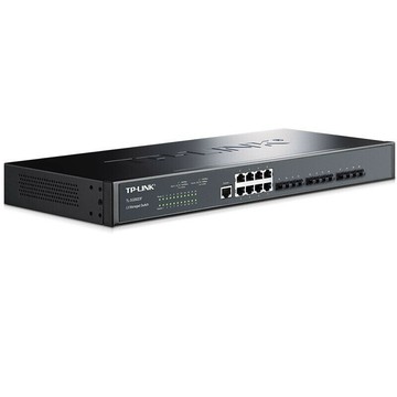 【快速出貨】 免運 網絡交換機 TP-LINK全千兆三層網管交換機TL-SG5820F端口VLAN匯聚12個sfp口~優樂悅