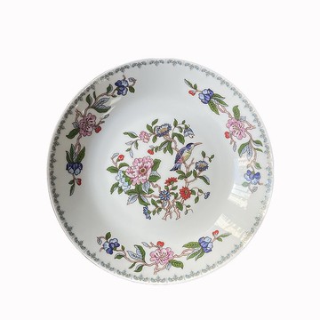 英國Aynsley 雀鳥系列 骨瓷深盤19.5cm