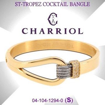CHARRIOL夏利豪 最新Bangle St-Tropez Cocktail 金色雞尾酒手環S款 C6(04-104-1294-0/S)