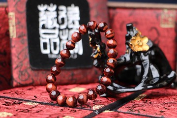 原礦純天然紅虎眼石手珠 8mm 客製化串珠設計 手鍊飾品工藝品