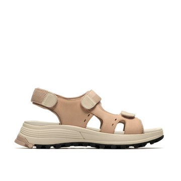Clarks ATL城市戶外-ATL Trek Surf女款真皮魔鬼氈設計涼鞋(沙色) CLF85844S