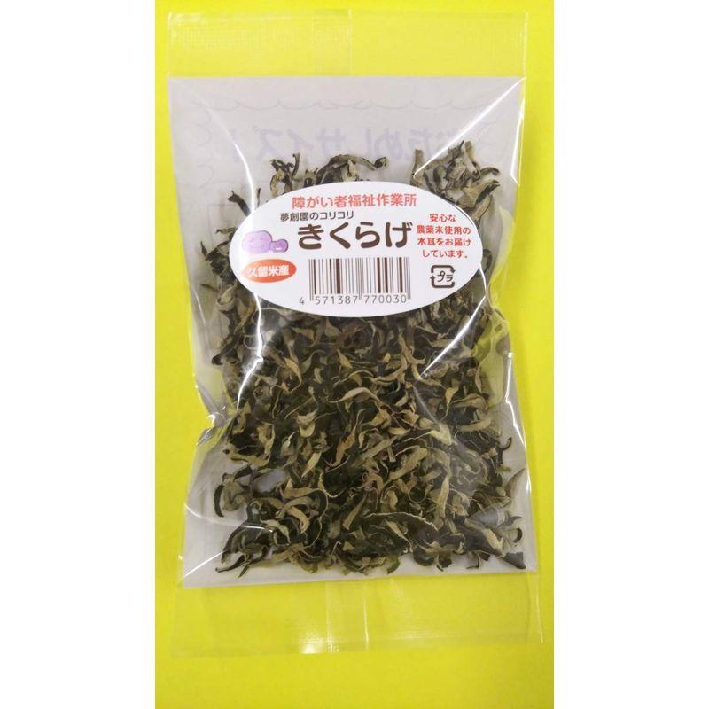 国産 乾燥きくらげ スライス20ｇ 10個セット