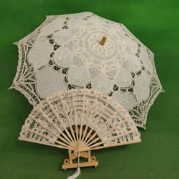 免運/ 可開票 快速出貨 非遺手工百代麗花邊長柄蕾絲傘復古宮廷公主洋傘漢服旗袍攝影陽傘
