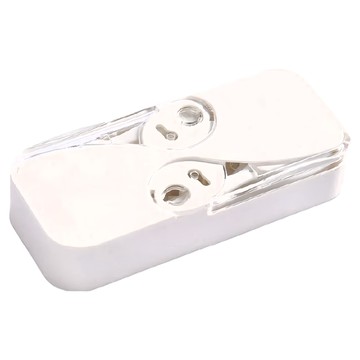 Fuku Book 牙線棒收納盒 便攜式牙籤盒 可放12支牙線  經典白  1組