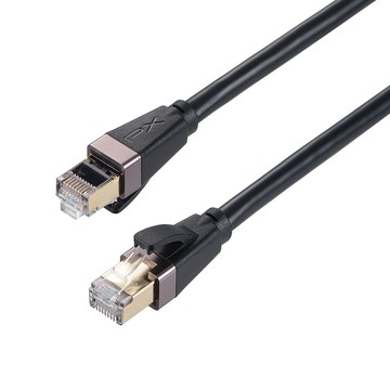 PX *LC8-2M CAT8 RJ45接頭 26AWG 40Gbps SFTP網路線 2米(支援PoE供電簡化佈線，IPCAM專用)