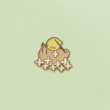 P02 奇異鳥別針-桂花款