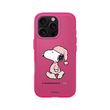 iPhone 16 Pro Clear 粉漾桃 - 史努比 Snoopy - Snoopy Go to sleep