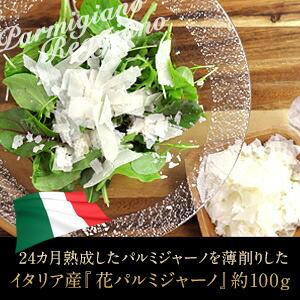 イタリア産 花パルミジャーノ×100g［冷蔵］30個まで1配送でお届け［賞味期限：お届け後20日以上］