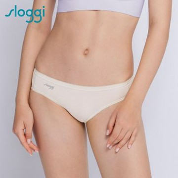 sloggi-COMFORT CARE經典舒適中腰小褲 奶茶淺棕