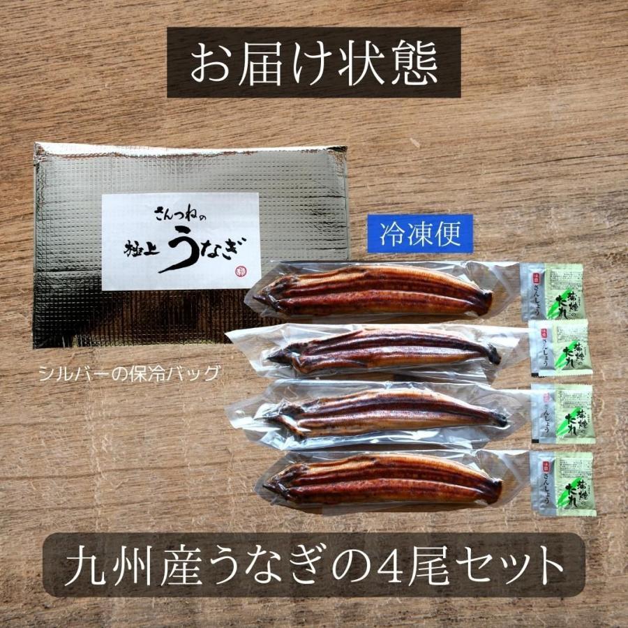 国産うなぎ蒲焼　4尾(約125ｇ×4）　 うなぎ 鰻 ウナギ 蒲焼 うな丼