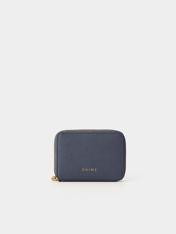 S'AIME 真皮防刮多隔層拉鍊零錢夾