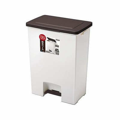 アスベル8-7101-06R防臭ペダルペール45L431×284×584mm【コ】(as1-8-7101-06)