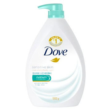 Dove 多芬 舒敏溫和滋養柔膚沐浴露，親膚滋養精華液，保濕，肌膚柔滑舒適  1kg  1瓶