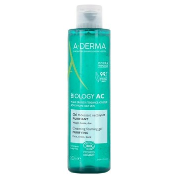 A-DERMA 艾芙美 新葉控油清爽潔膚凝膠 200ml  1瓶