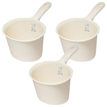 Sanada Seiko therm 水瓢 1L  白色  3個
