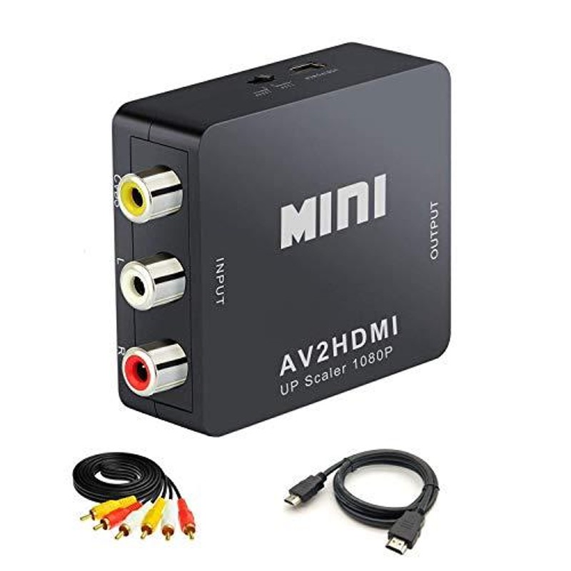 AV to HDMI 変換コンバーター RCA to HDMI 変換器 コンポジットRCA