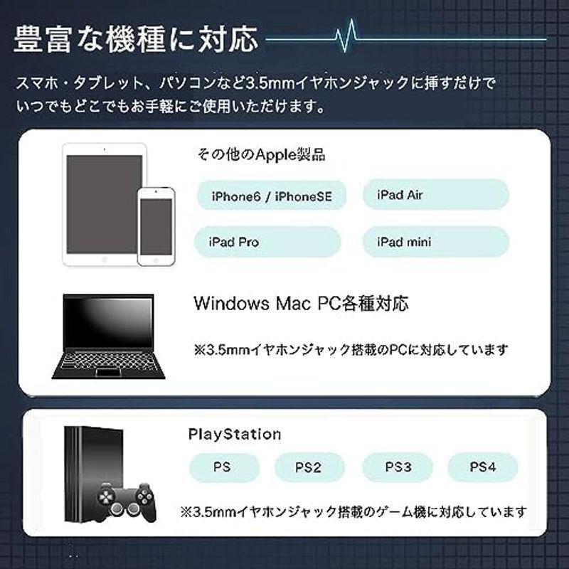 ELECSIL ピンマイク 単一指向性 マイク PC ゲーム実況 配信 対応 (3.5mm)