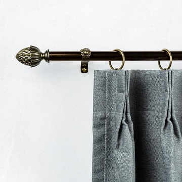 捷安傢飾Home Desyne│MIT│20.7mm│圓潤松果│伸縮窗簾桿架│24