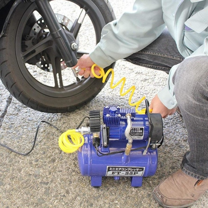 エアーコンプレッサー 小型 12v 車 バイク 自転車 最高圧力