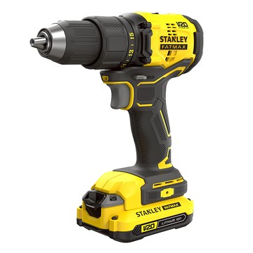 STANLEY TOOLS 20V 無刷電鑽 雙電2.0Ah SBD710D2K  1個