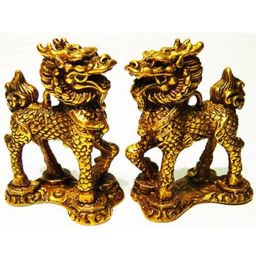 小麒麟踩八卦一對(共二對)(買1送1)