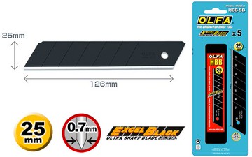 日本 OLFA 超銳特大型美工刀片 5片/包 HBB-5B【APP滿額下單10%點數(單一帳號最高5000點)】1/31止