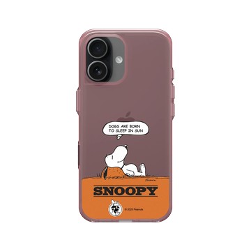 iPhone 17 Clear (相機按鈕) 晶醺玫 - 史努比 Snoopy 75th Anniversary - 75週年-休息一下