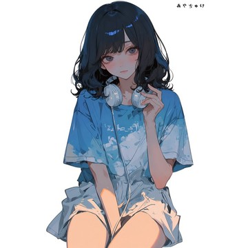 【8 月新款】07-139-0089 人物貼紙 簡約夏日女孩