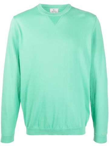 Woolrich - crew-neck cotton sweatshirt - men - Cotton - M - Green