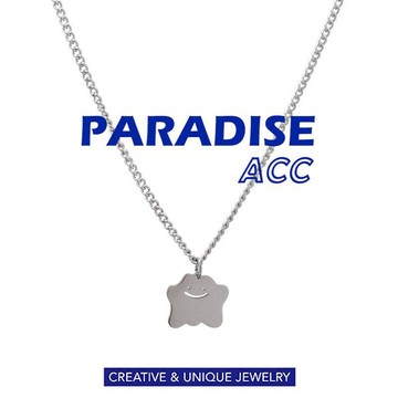 PARADISE 百變怪 小怪獸雲朵 項鍊 鈦鋼 醫療鋼 不生鏽 不過敏