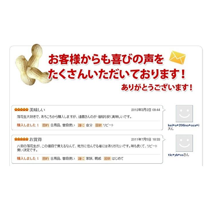 2023年度産 新豆 天日干し煎ざや400g 10袋(千葉半立）千葉県産八街落花生