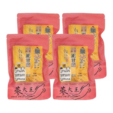 蔘大王 薑黃紅棗正甘茶包 10包  60g  4袋