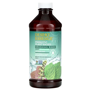 Desert Essence, 益生元系列植物漱口水，薄荷味，15.8 液量盎司（467 毫升）