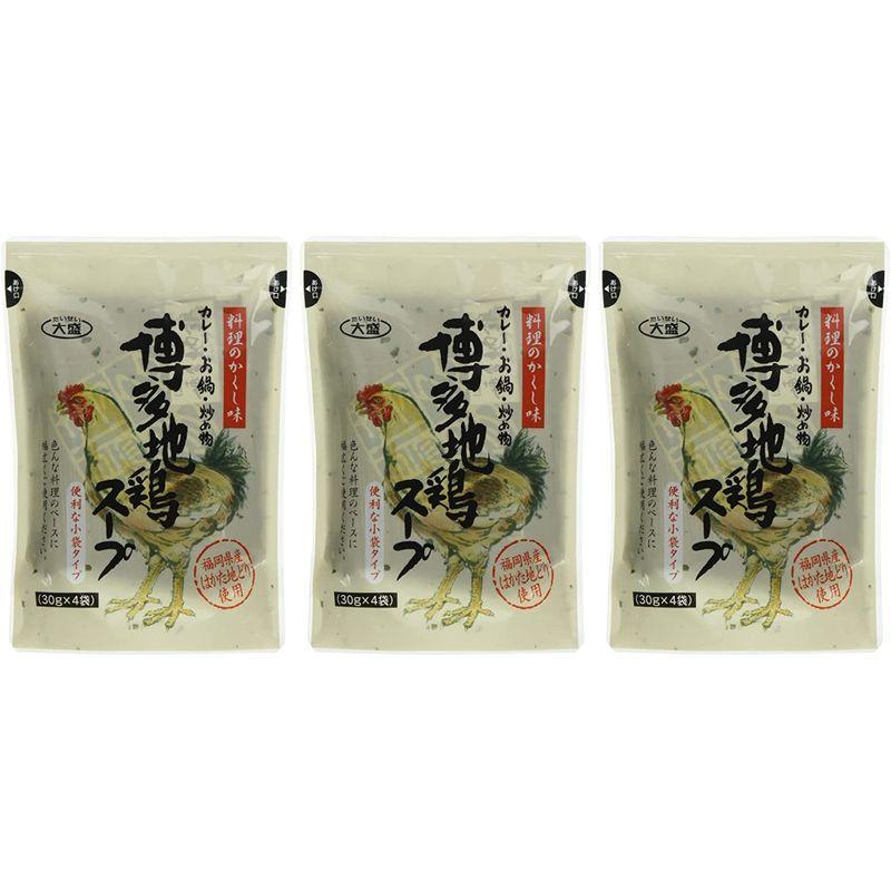 大盛食品 博多 地鶏 スープ 120g(30g×4袋) ×