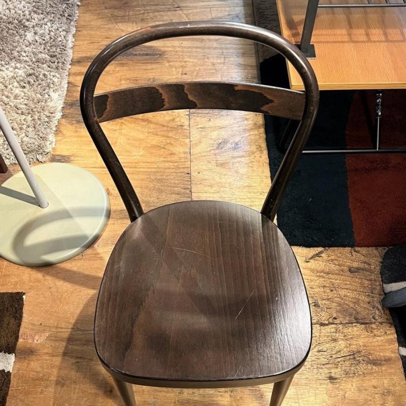 展示品　無印良品 THONET ダイニングチェア 無印良品(MUJI)×ドイツTHONET(ト―ネット)のNo.14ブナ材曲げ木