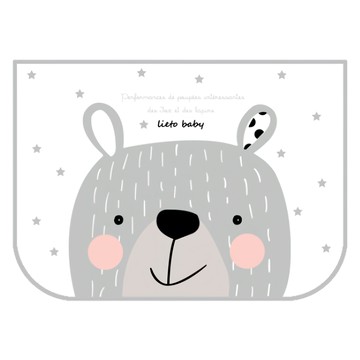 coco Lieto 韓國磁吸式汽車遮陽簾  1個  微笑熊熊  67 x 48cm