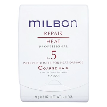 mILBOn 護髮系列 潤活HEAT護髮No.5 粗硬髮 4個  1組  36g