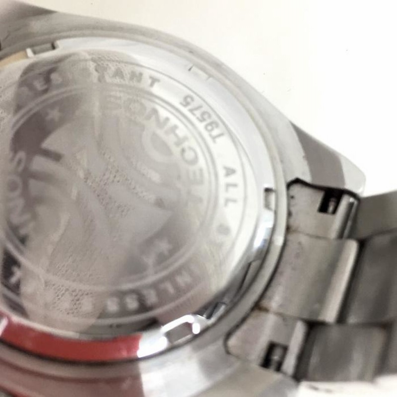 中古】 テクノス メンズ腕時計 シルバー T9575 [jggW] | LINE