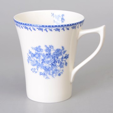 【Luzerne】陸升瓷器 Lancaster 400ml馬克杯-藍 /LC1430040