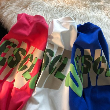 美式復古短袖t恤女設計感小眾新款潮流情侶裝體恤上衣ins